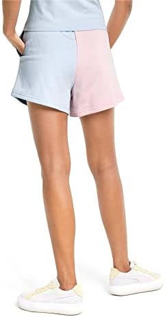 Puma clássicos femininos colorblock alta cintura shorts