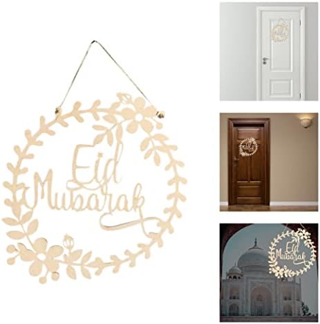 Nirelief Eid Decorations Decor Ramadã Eid Mubarak Porta SIGN POTA MULIME