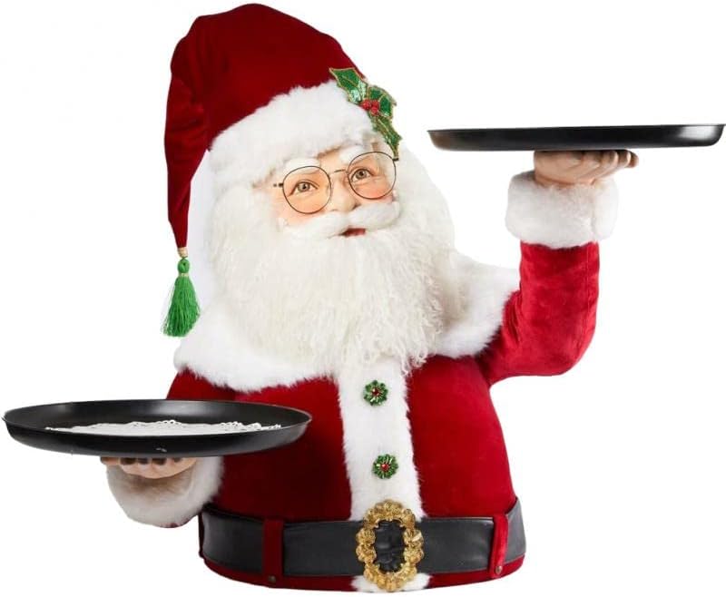 Eesll Rack de sobremesa Papai Noel Tarde Tarde de chá de chá de decoração Stand Stand Decorações de casas de Natal