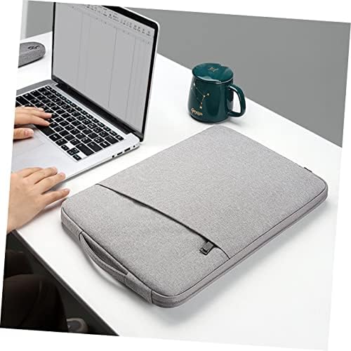 Solustre Laptop Caso Laptop Purse Inculh Saco de capa de capa portátil compatível com alça de iPad Vertical com e bolso de