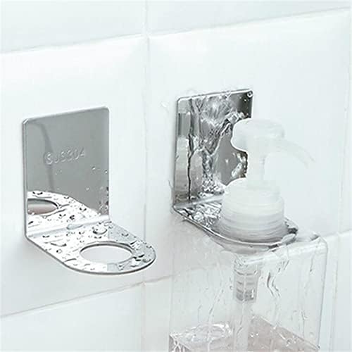 Zhuigung shampoo e suporte de gel de chuveiro montados na parede, rack de penduramento de sabão líquido, dispositivo