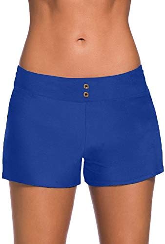 Shorts de botão zdfer para mulheres shorts casuais de ioga levantando shorts shorts altos ginásticos de cintura