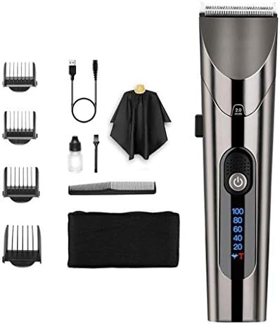 GFDFD CHIPPERS PROFISSIONAL CLIPPERS HOMENS CRIANÇAS TRIMMER DE CABELO SEMPLEMAGEM COM DISPLAY PODERIAL barbeiro