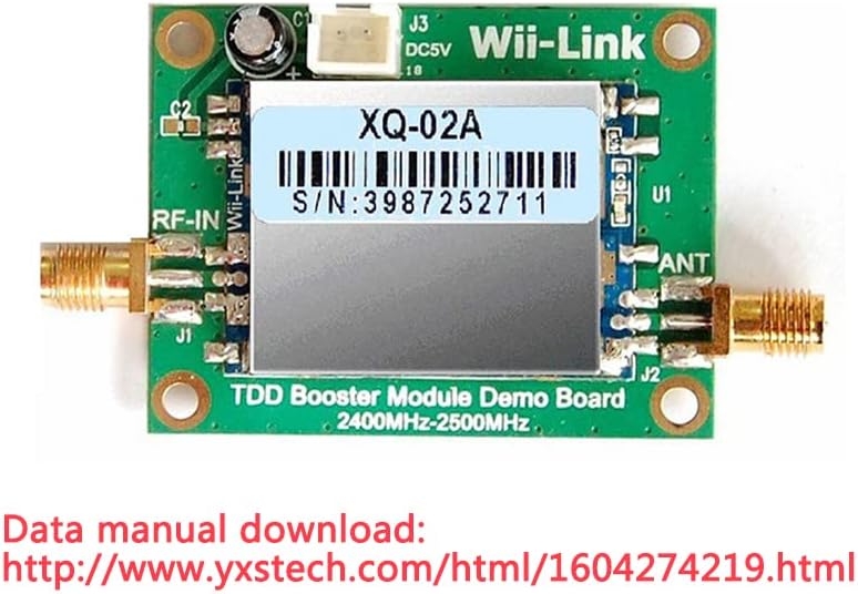 2.4g Sinal de sinal Sinal Booster 2,4 GHz 2W Alta frequência Sinal ZigBee Boost Boost Module Demo Board com antena