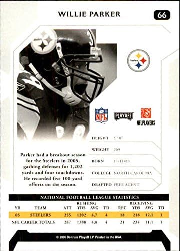 Playoff de 2006 Playoffs NFL #66 Willie Parker - Pittsburgh Steelers