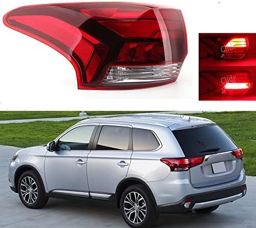 Conjunto da luz traseira da luz traseira clidr para Mitsubishi Outlander -2021 Lâmpada traseira LED 8331A185 8331A186 Lado