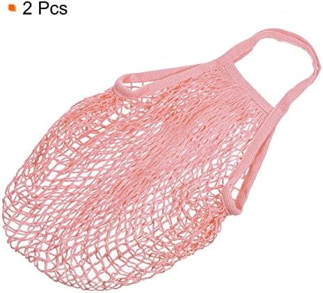 Meccanixity Cotton Mesh Bag, reutilizável lavagem de malha de malha de malha de barroceraria Organizador, para frutas