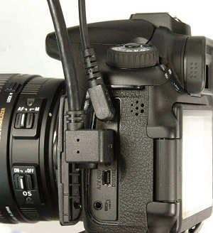 Alzo DSLR Audio and Video HDMI 2 Kit de cabos de cordão curto de ângulo reto White for Canon