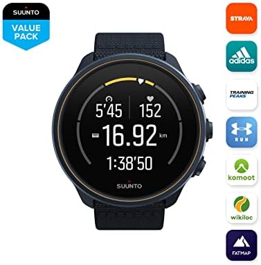 SUUNTO 9 BARO GPS Sports Watch com longa duração da bateria e medição da freqüência cardíaca no pulso
