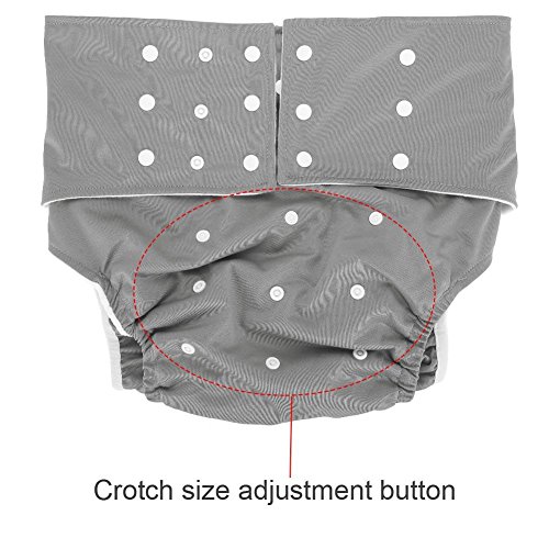 Roupa de tampa de fralda de bolso para adultos laváveis, adequado para homens mulheres adolescentes [Grau]
