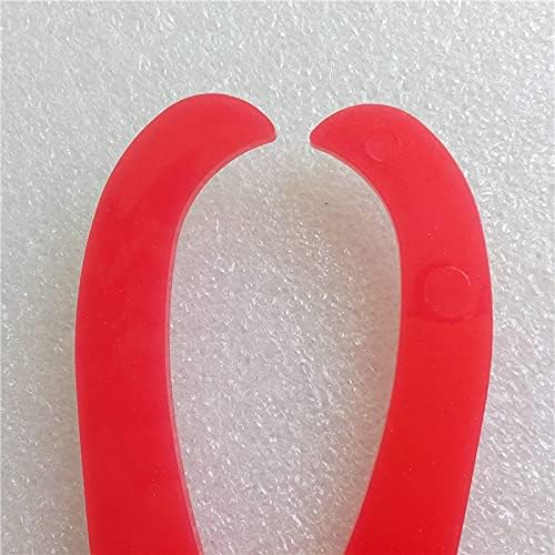 Zboro 6 Comprimento da perna dobrável Plástico Clay Escultura Cerâmica Medição de Ferramentas de cerâmica RED RED RED