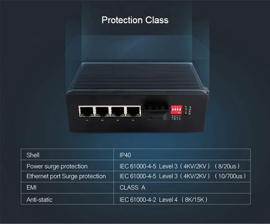 USR-SDR041 4 interruptores Ethernet da porta | Interruptores de rede industrial