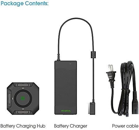 Smatree filtra 3 pacotes com carregador de bateria para Mavic Pro/Platinum, Mavic Pro Charge Hub com 80W Rapid Battery Adapter