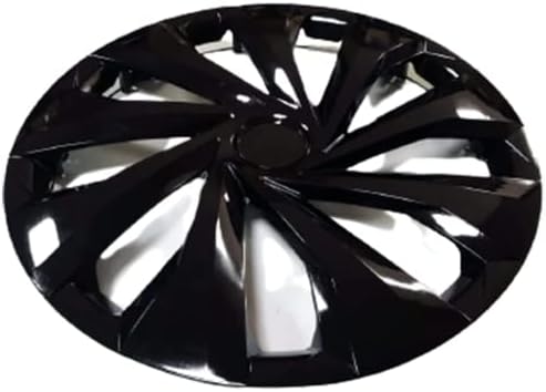 Snap de 16 polegadas no Hubcaps Compatível com Lexus - Conjunto de 4 tampas de aros para rodas de 16 polegadas - preto