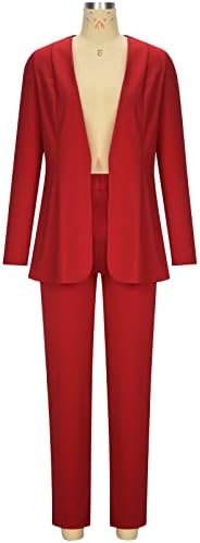 Pants Blazer Coat Sets for Girls Fall Inverno 2023 Moda de moda de duas peças Office Blazer Coat Sets QB QB