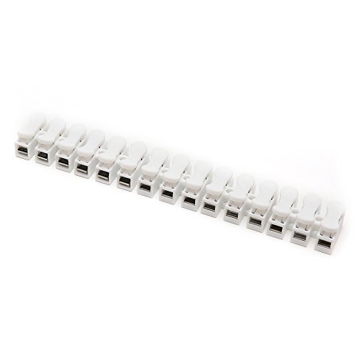 180pcs Suyep Quick Splice Bloqueio conectores de mola de mola Bloco de barreira de parafuso para fios de luz de tira LED