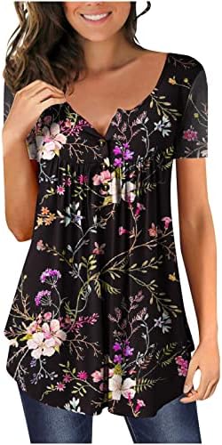Camiseta de algodão para meninas Summer Summer outono de manga comprida 2023 Roupes v pescoço gráfico solto tshirt casual