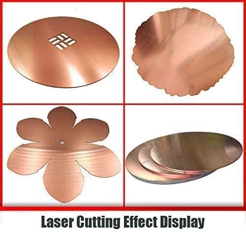 Syzhiwujia metal alumínio de cobre folha de cobre folha de disco de alta pureza Materiais redondos de círculo de ferramentas de corte de rebitagem e todos os tipos de peças de precisão placa de latão