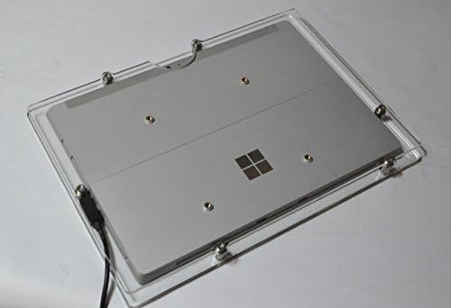 Kit de vesa acrílica limpo para a superfície 3 MS Surface 3 da TabCare para exibição da loja, exibição, quiosque, POS