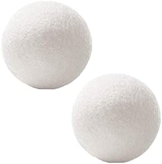 Bolas de secador de lã orgânica, bolas de lavanderia naturais Zero produtos químicos, amaciador de lã reutiliza bolas de secador