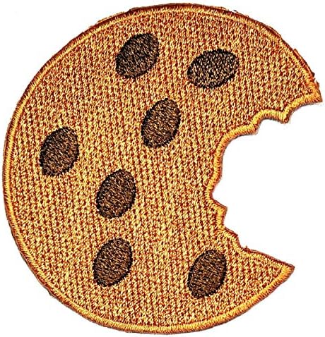 UMama Patch Conjunto de 3 fofos biscoitos de biscoito bordado biscoito de chocolate Delicious de sobremesa desenho