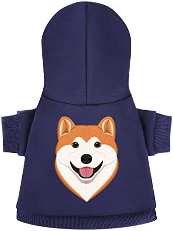 Cartoon Akita Dog Fashion Capuzes de animais de estimação de cachorro macio para cachorro Durável suéter de animais de
