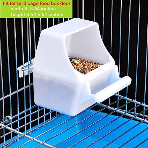 2 PCs Small Bird Slot alimentador de caça -níqueis sem bagunça pendurar alimento de copo de alimentos e dispensador de água