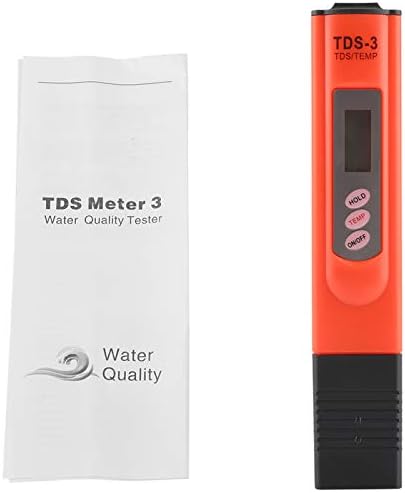 Testador de qualidade da água, 0-9990ppm Digital LCD TDS TESTE DE QUALIDADE DE ÁGUA PURAS DE PURAS DE PURAS MONITOR DE