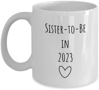 Irmã para ser o anúncio da gravidez, novo bebê, presente de irmã, 2023
