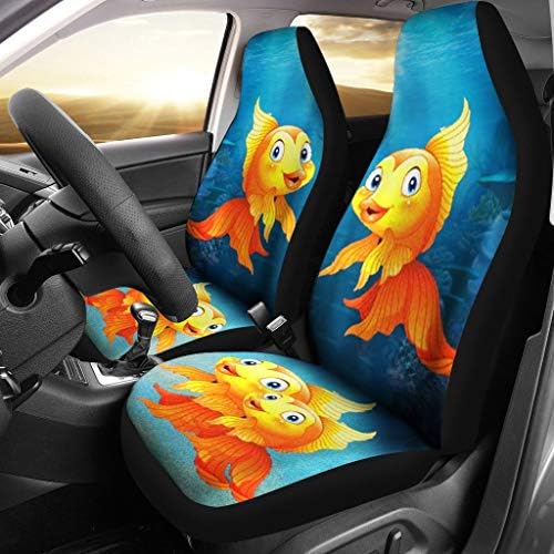 Pawlice Goldfish Print Car Seat Covers