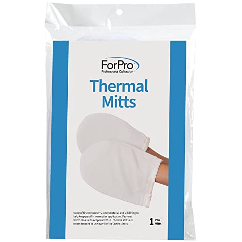 Mates térmicas para parafina para terapia térmica Spa, isola e retém calor, se encaixa em todos os tamanhos das mãos,