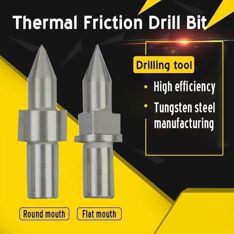 1pc m3 m4 m5 m6 m8 m10 broca de fricção térmica Bit Hot Melt Drill Long Bit Round/Flat Type