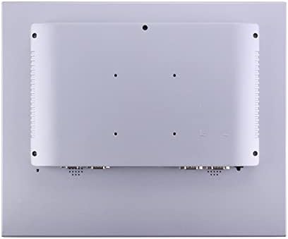 HUNSN 17 polegadas TFT LED Painel industrial PC, tela de toque resistiva de 5 fios de alta temperatura, Intel J6412, Windows