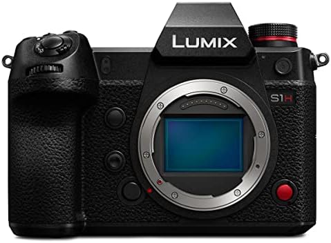 Panasonic lumix dc-s1h pacote de corpo de câmera digital sem espelho com cartão SD de 128 GB, estojo de cartão, bolsa, alça de slidelite de design de pico, bateria extra, protetor de tela, kit de limpeza