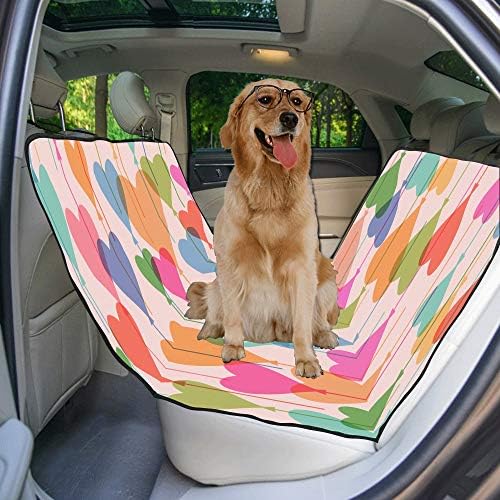 Enevotx Tampa de assento de cachorro Enevotx Cas personalizados Balão de impressão romântica de impressão romântica