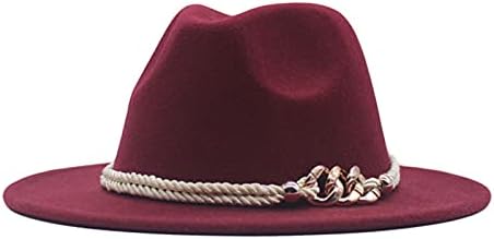 Ampla abdomínio fedora chapéu senhoras elegantes chapéus de jazz retrô para homens mulheres cor sólida panamá chapéu
