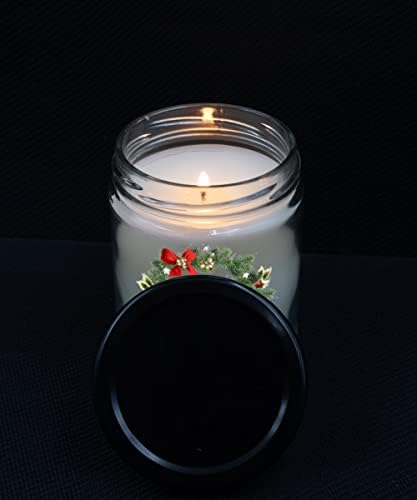 Candle 5º Natal Juntos 2022. Aproximadamente 50 horas de queimadura. Celebre seu quinto Natal junto com esta vela festiva de soja.