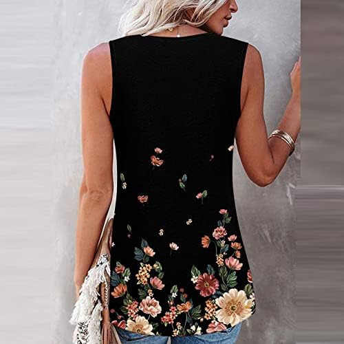 Graphic Girlower Print Floral Tam camise