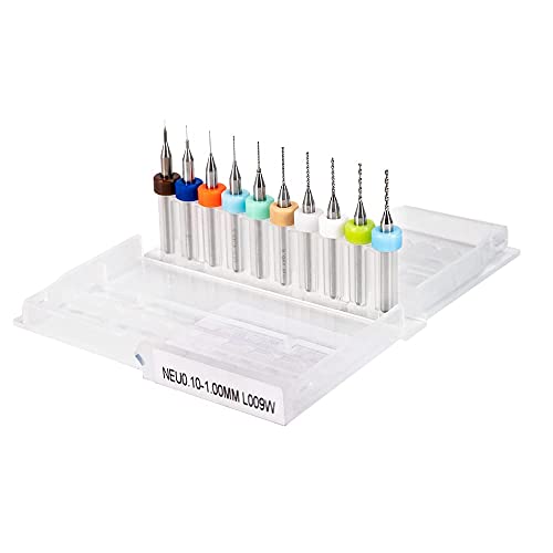 Kit de limpeza de bicos de impressora 3D de TRONXY, 10 PCs 0,1-1,0 mm Bits de broca de agulhas + 5 pcs bico mk8 aço endurecido de 0,4 mm para extrusão de impressora 3D FDM