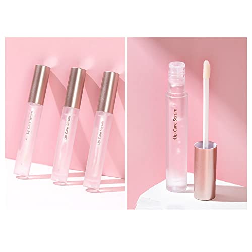 Lip Bross Natural Lipstick e Lip Care Enhancer Beautiful e lábios cheios hidratantes e reduzindo linhas finas 4ml Plumper