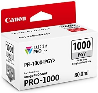 Canonink Lucia Pro Pfi-1000 Photo Grey Tanque de tinta individual