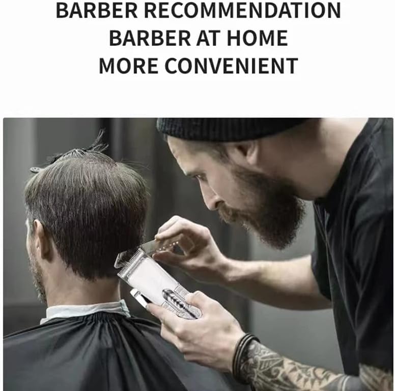 Clippers de cabelo para homens, homens profissionais sem fio, aparador de cabelo barbearia