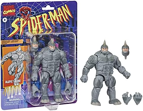 Spider-Man Marvel Legends Series de 6 polegadas Marvel Retro Action Figure Toy, inclui 3 acessórios