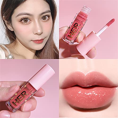 OUTFMVCH MAX PEACH LIP LIP LIP GLAZE Lipstick Feminino Hidratante Feminino Hidratante e Hidratante Esmalte Lip Toot Jelly Glass