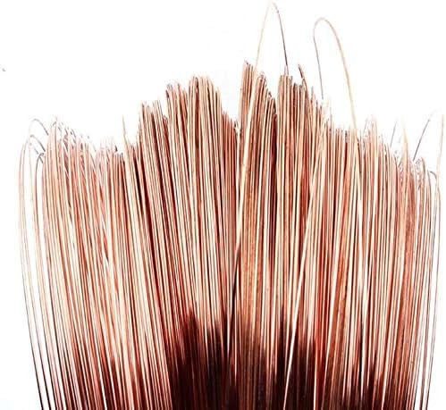 Fio de cobre YUSFZ T2 99,9% de rolo de bobina de linha pura de Cu para o fio elétrico condutor, comprimento: 10000 mm de fio de latão