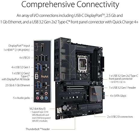 ASUS PROART B660-CREATOR D4 Intel LGA 1700 ATX DDR4 Placa-mãe
