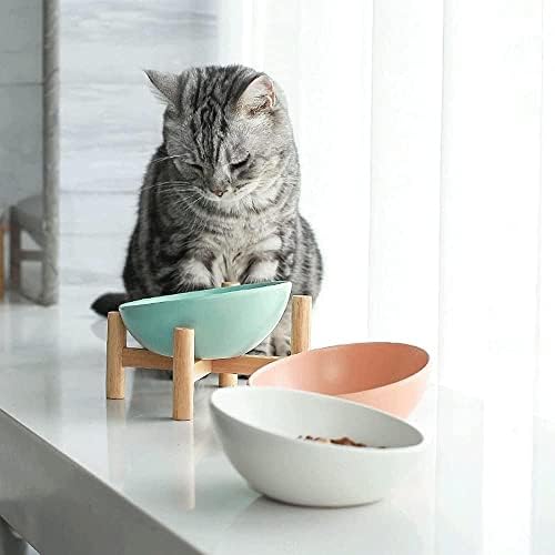 Tigelas de cachorro depila Cerâmica tigela de gato de gato suprimentos de alimentação