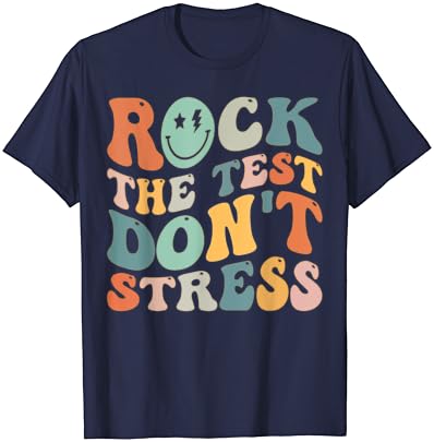 ROCK GROOVY O teste Motivacional Retro Professores Testando T-Shirt Day