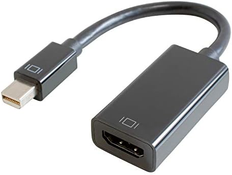 Goppa mini DisplayPort HDMI Adaptador de conversor, preto, GP-mdphdh/k