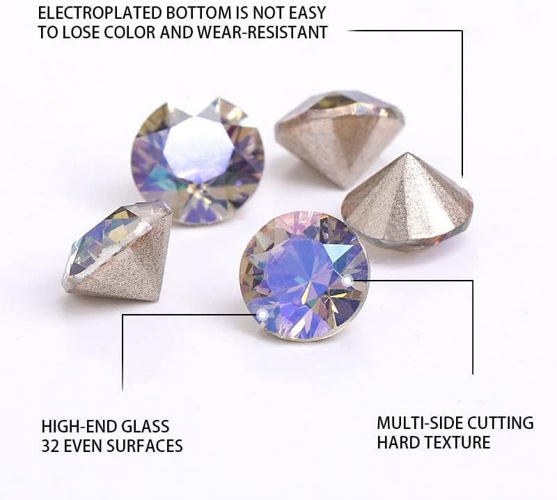 10pcs unha artes design 2023 Ponto inferior strassmões diamantes Diamons Glitter Decoração 3D Ferramentas de pintura de jóias Y2K Acessórios